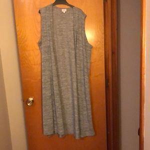 Xl Grey Heather LuLaRoe Joy Vest